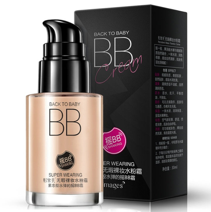 Clear and sleek hydrating cream nude makeup BB cream makeup concealer moisturizing BB cream